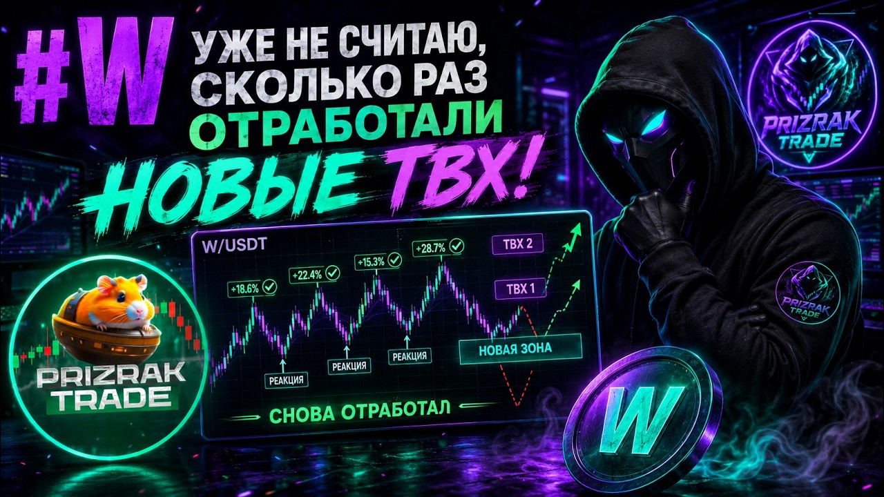 #W &mdash; УЖЕ НЕ СЧИТАЮ, СКОЛЬКО РАЗ ОТРАБОТАЛИ. НОВЫЕ ТВХ! #trading #crypto #altcoins #altseason