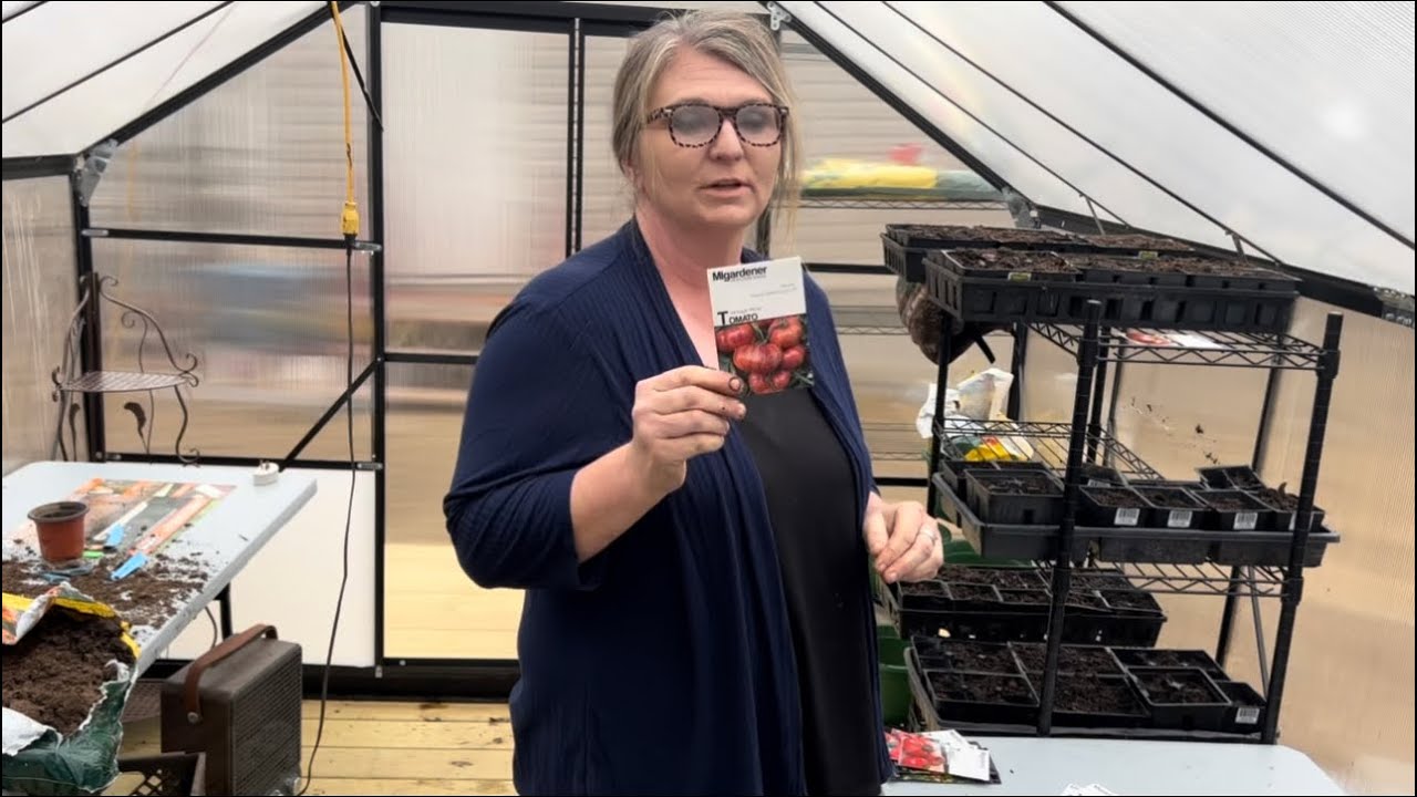 Starting our seeds for the 2025 garden ! #bakercreek #migardener