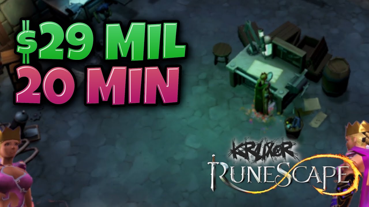 29M in 20 Minutes? #runescape3