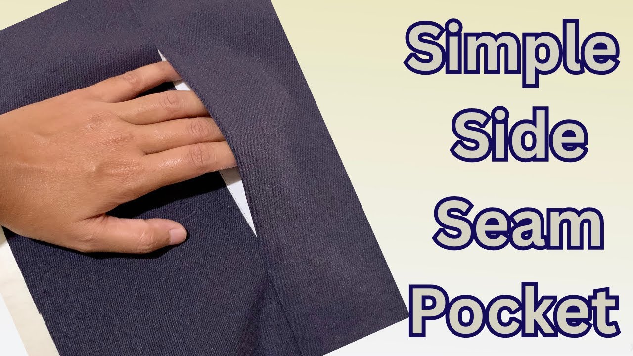 Side Seam Pocket Sewing | Easy Step-by-Step Tutorial for Beginners