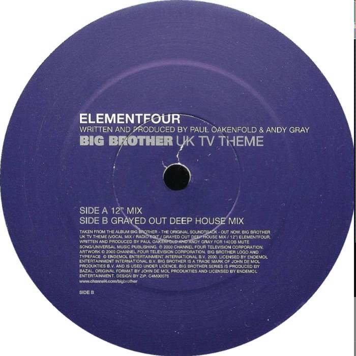 Element Four - Big Brother UK TV Theme (Grayed Out Deep House Mix)