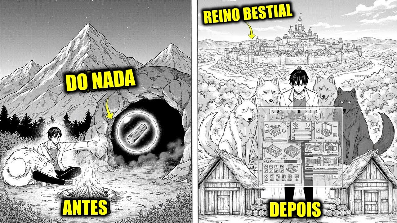 JOGADO NO ISEKAI, ELE ERGUE UM REINO DE FERAS DO ZERO! | MANGA RECAP