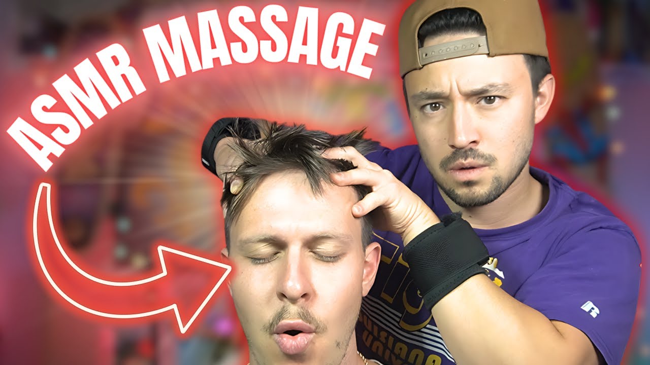 My Friend’s FIRST FAST ASMR Massage (Insanely Tingly!)