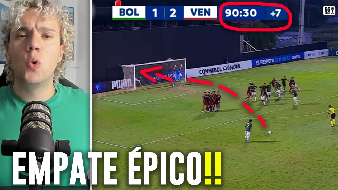 FINAL INESPERADO! en 🇻🇪 VENEZUELA vs BOLIVIA 🇧🇴 😱 REACCI&Oacute;N 🇦🇷