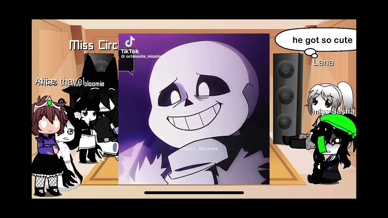 Abbie as paps Engel as sans Demi as gaster