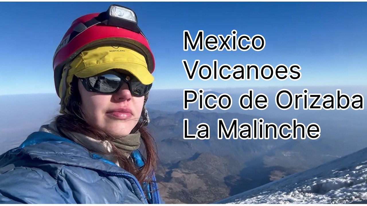 Mexico: Pico de Orizaba and La Malinche Volcanoes. Мексика. Вулканы Орисаба и Ла-Малинче.