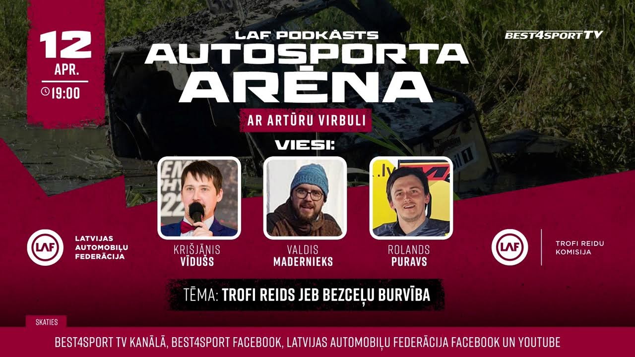 LAF podkāsts &ldquo;AUTOSPORTA ARĒNA&rdquo; S1E2