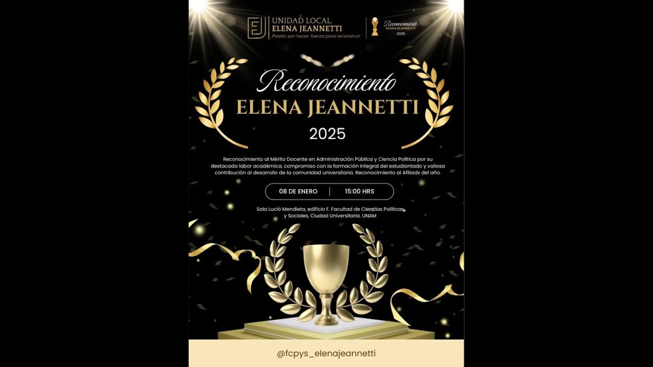 Reconocimiento Elena Jeannetti 2025