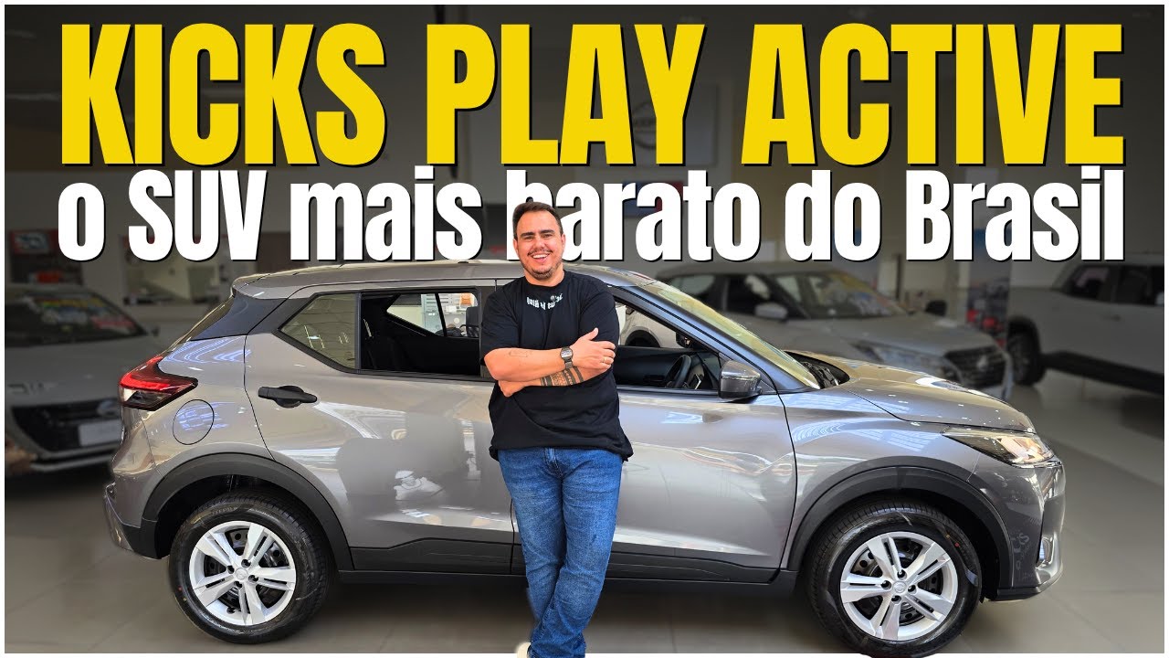 KICKS PLAY ACTIVE A R$ 89.990! O SUV PCD MAIS BARATO DO BRASIL (R$ 28 MIL DE DESCONTO)