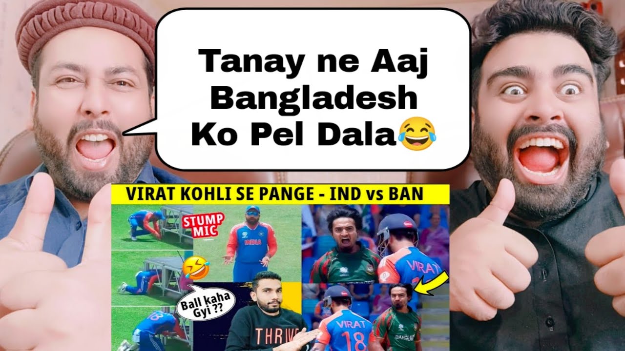 VIRAT KOHLI SEARCHING FOR BALL 😂😂 TANZIM HASAN VS VIRAT KOHLI | ROHIT SHARMA FUNNY STUMP MIC