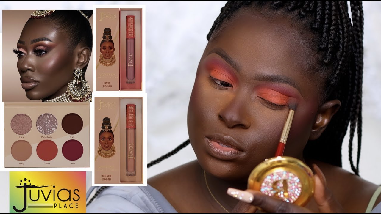 Testing JUVIA'S PLACE X VANESSA COLLECTION.......Dark Skin Friendly?! | Ohemaa.