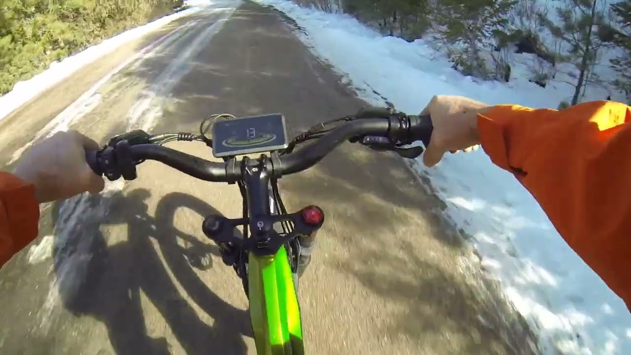 first ride Cyrusher Ranger ebike!  Out in the Rocky Mountains for some hill climbing!