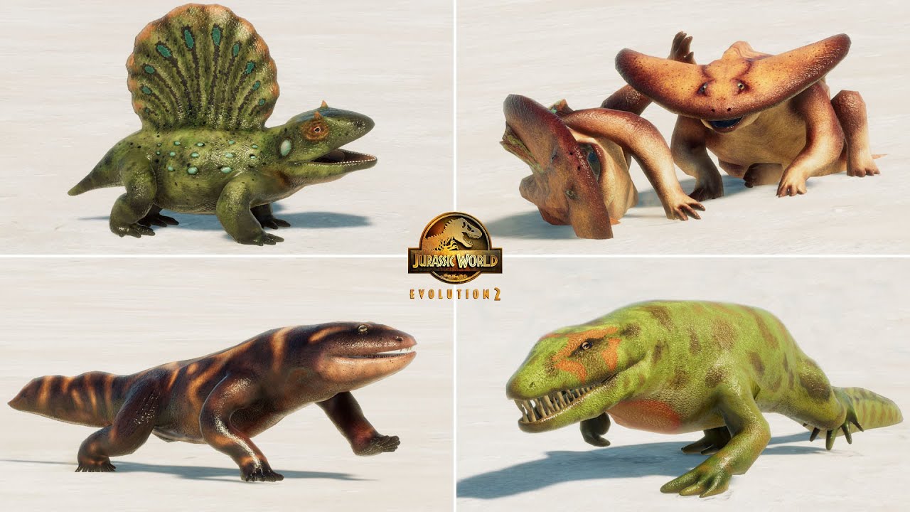 ALL NEW 38 MODDED DINOSAURS AND CREATURES IN JURASSIC WORLD EVOLUTION 2