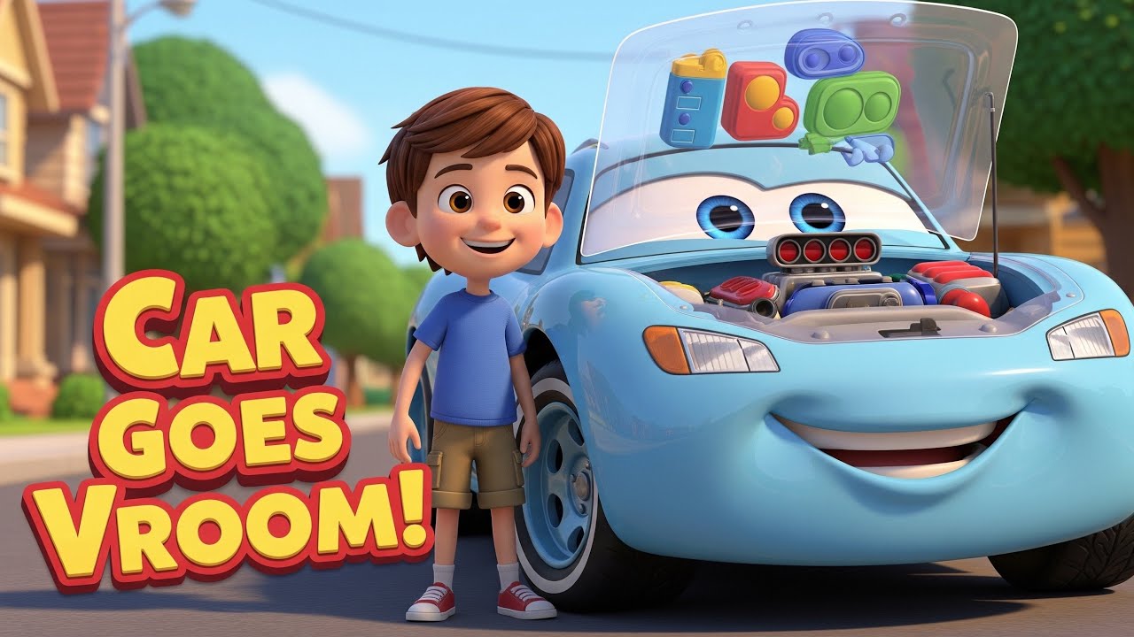 How Do Cars Work? 🚗 The Science of Cars Explained for Kids! | Engine, Brakes & More!​