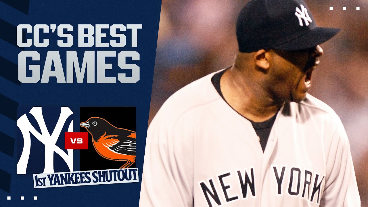 FULL GAME (5/8/2009): CC Sabathia's first shutout with the Yankees!