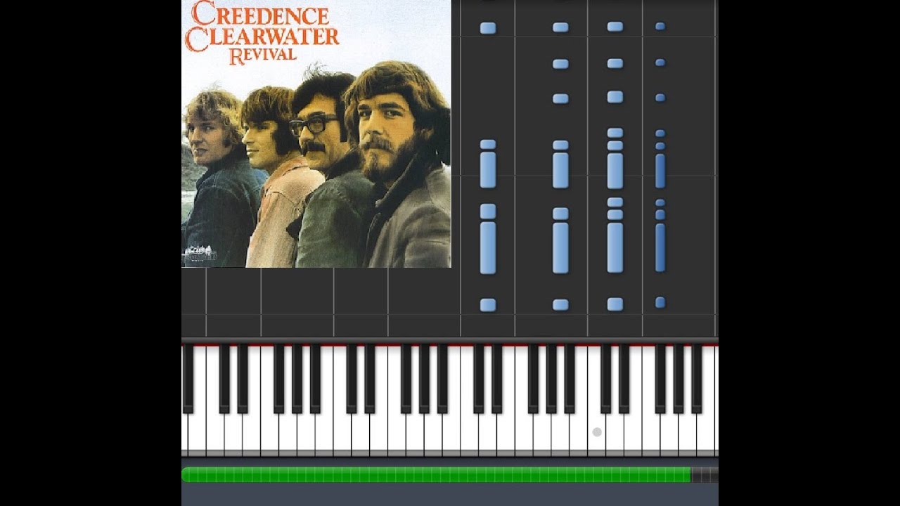 How To Play Bad Moon Rising On Piano (Creedence Clearwater). Easy piano tutorial