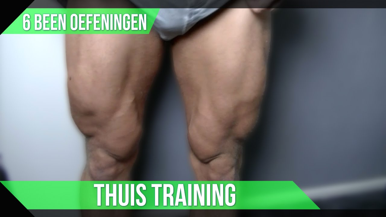 Uitdagende Thuis Training Voor Sterkere Benen
