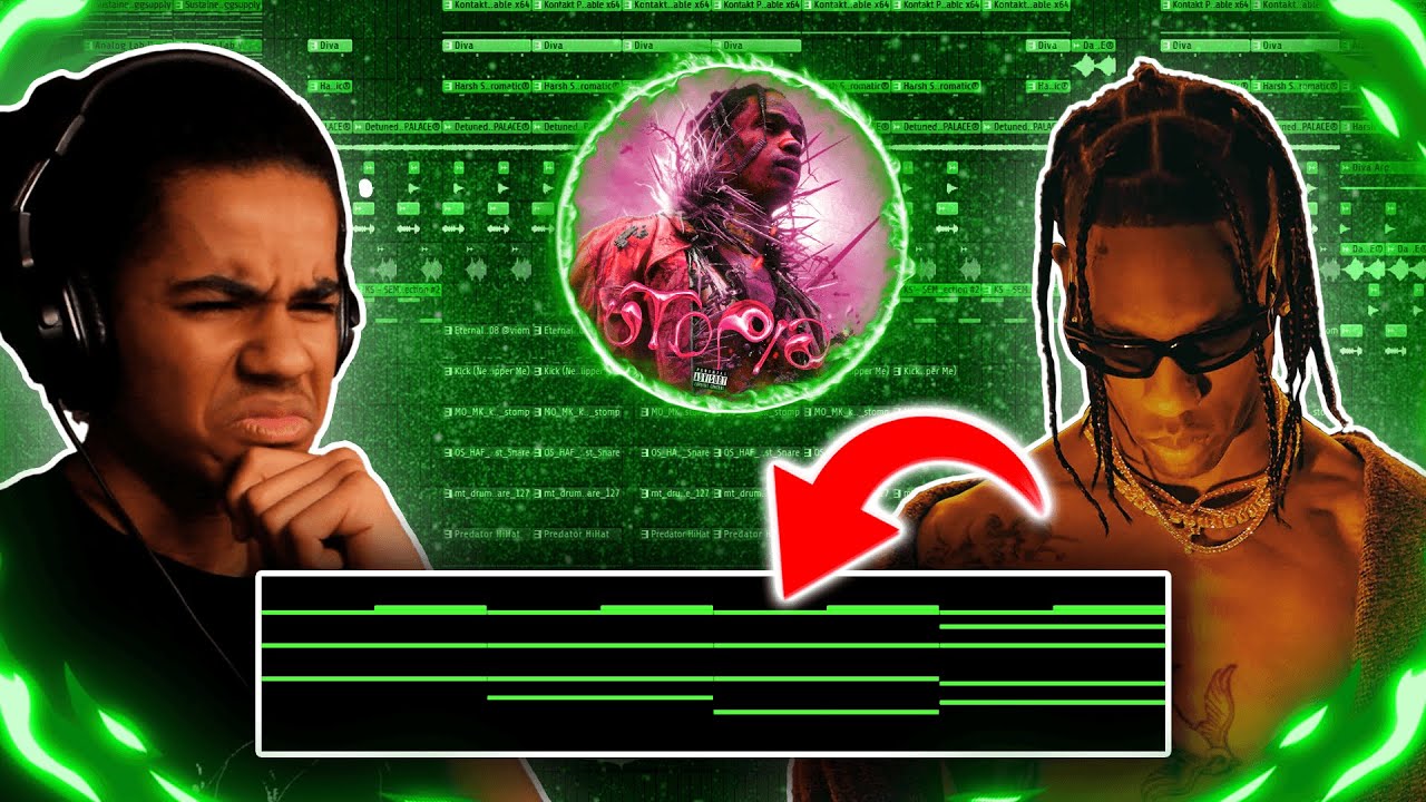 Making a Dark Synth Beat For Travis Scott's New Album Utopia (FL Studio 21)