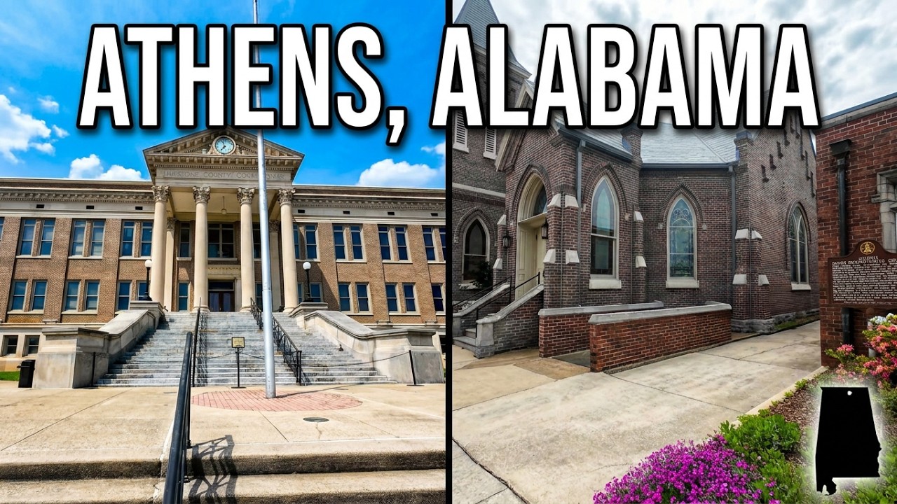 Athens, Alabama I North Alabama I The Square I 4K