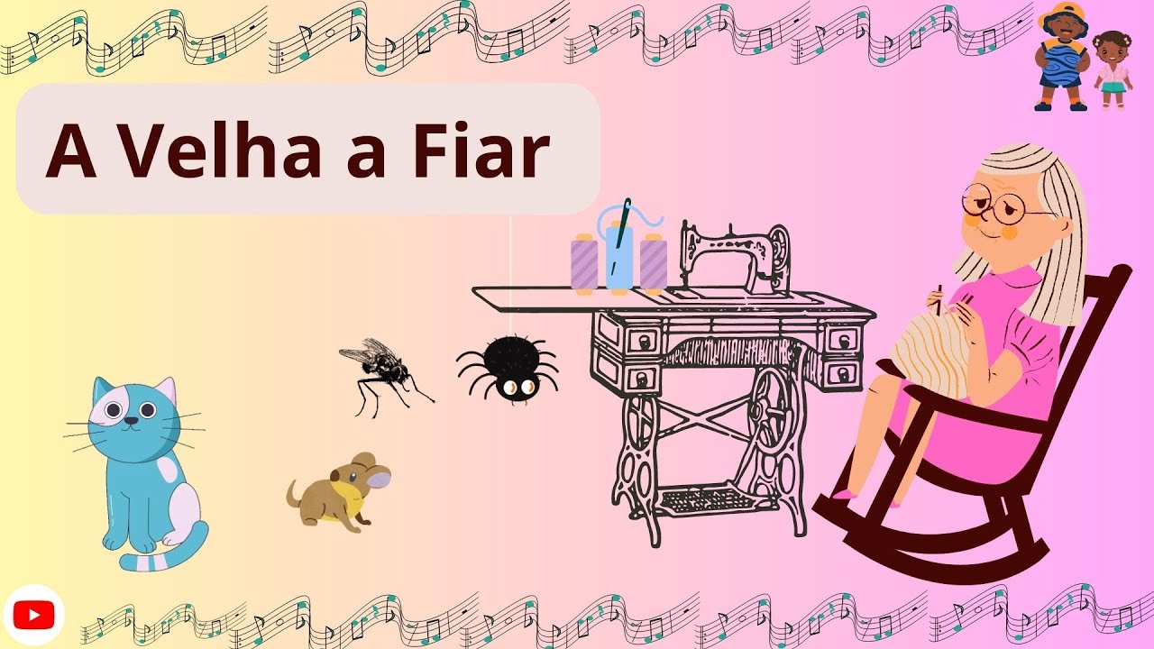 A VELHA A FIAR | MÚSICA INFANTIL PARA AS CRIANÇAS CANTAREM E SE DIVERTIREM COM IRMÃOS CUNHA