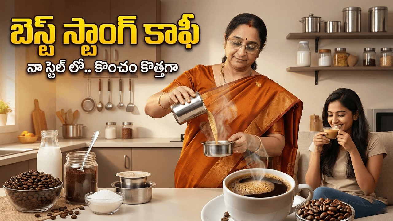 Perfect Strong Filter Coffee at Home ☕ | Tasty & Healthy South Indian Style | Ramaa Raavi