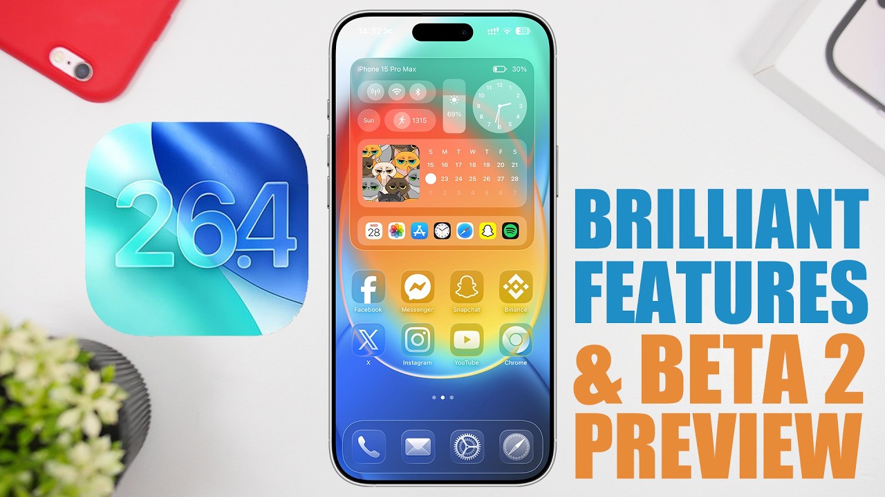 iOS 26.4 Brilliant NEW Features & Beta 2 !