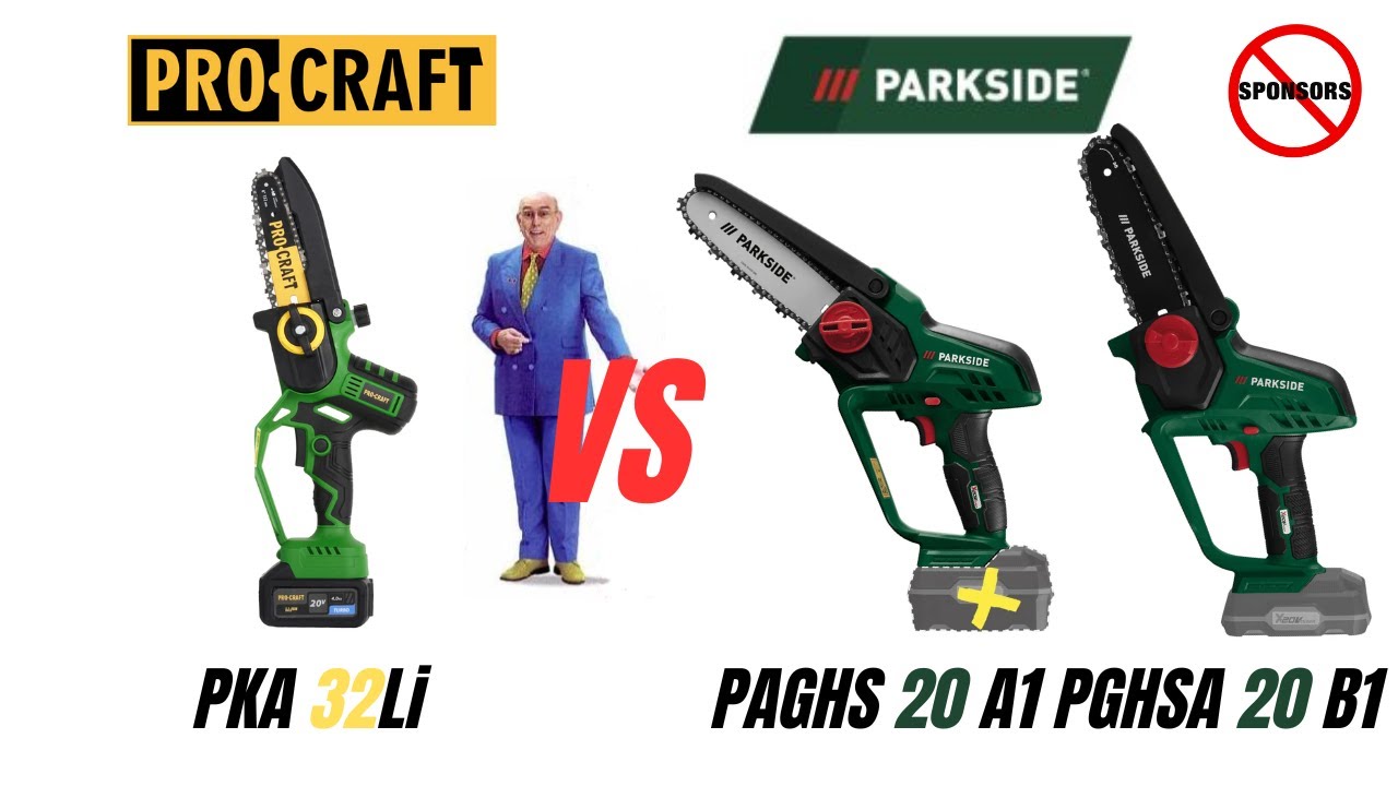 Horst Fuchs vám toto nepovie. ProCraft PKA 32Li B vs Parkside PAGHS, PGHSA #procraft  #parkside