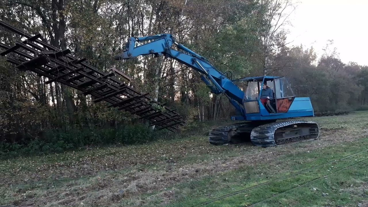 Die neue Wendeschleife für die Torfbahn am Torfwerk im Himmelmoor