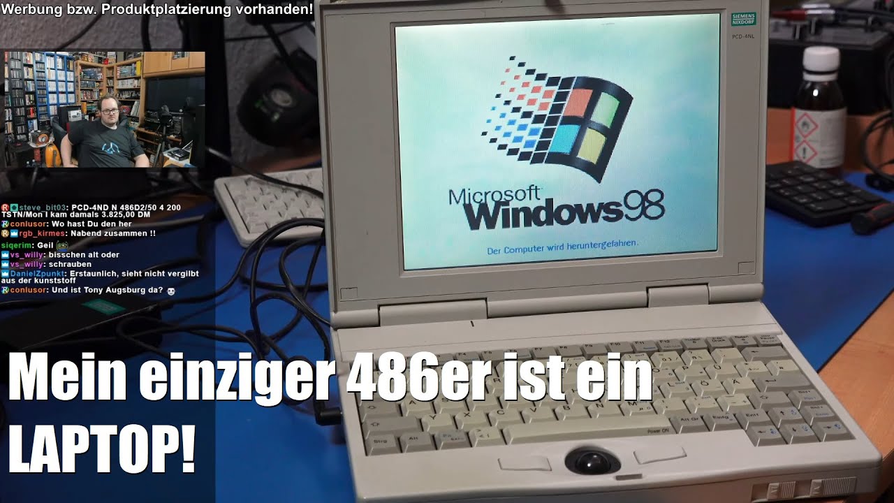 Crackys Bastelnacht - Siemens Nixdorf Retro Laptop