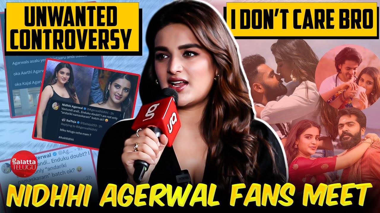Nidhhi Agerwal Opens Up at Fans Meet | Exclusive Moments #niddhiagerwal