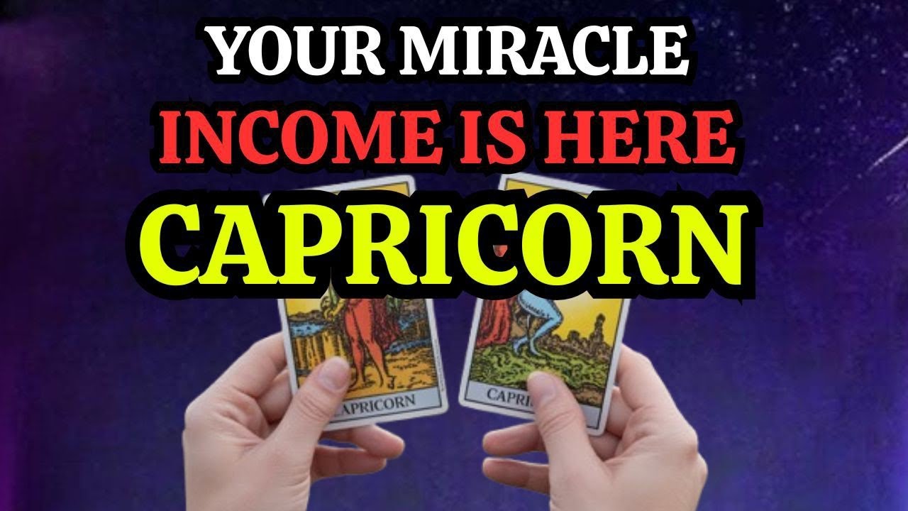♑ CAPRICORN — YOUR MIRACLE INCOME IS HERE — NO DELAYS THIS TIME 