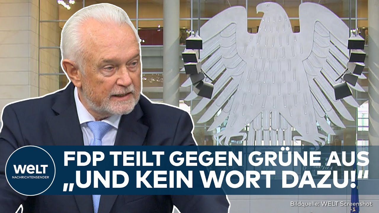 BUNDESTAG: Heftige Abrechnung mit Grünen! 