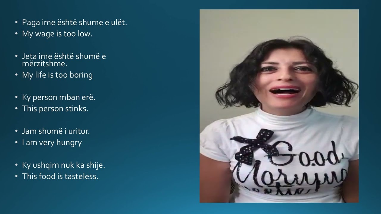 Learn Albanian with Viola. Complaining about Life in Albanian Language