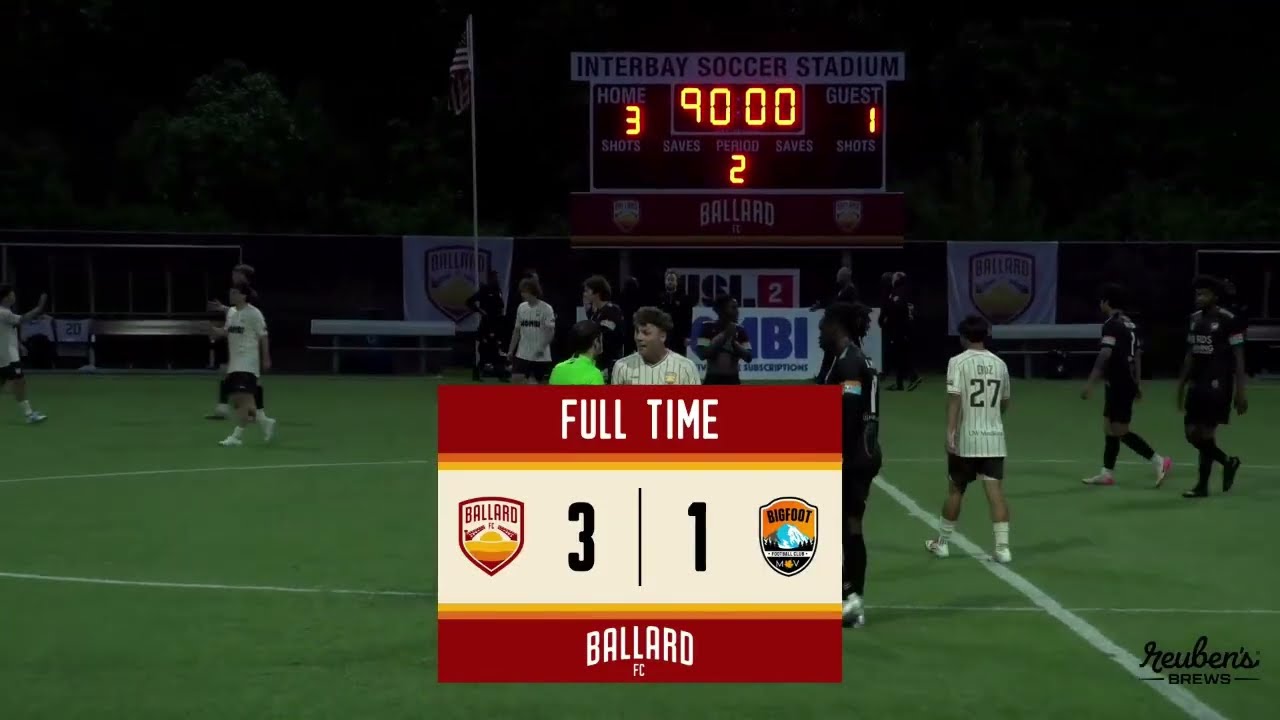 HIGHLIGHTS: Ballard FC vs Bigfoot FC, May 23rd 2025