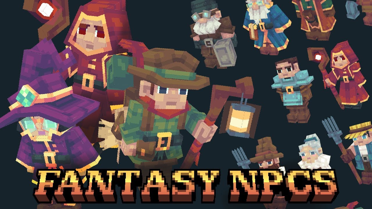 Minecraft Fantasy NPCs [MCModels]