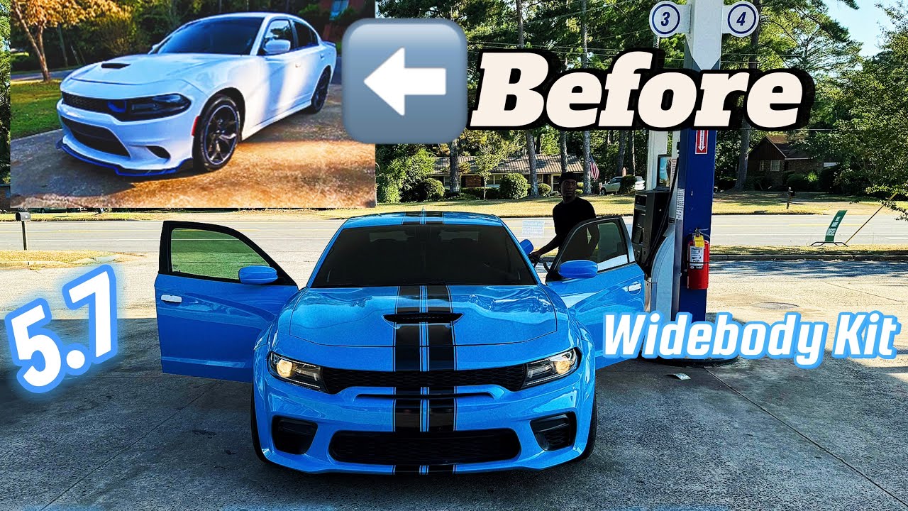 WIDEBODY 5.7 HEMI CUTTING UP IN TRAFFIC!!!! (LOUD)
