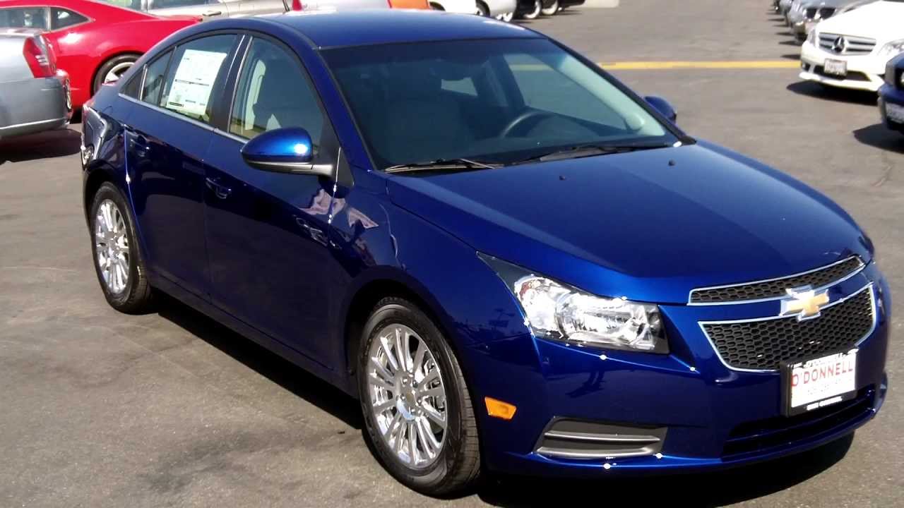 2012 Chevy Cruze Eco, Blue Topaz  Met., O'Donnell Chevy Buick, San Gabriel