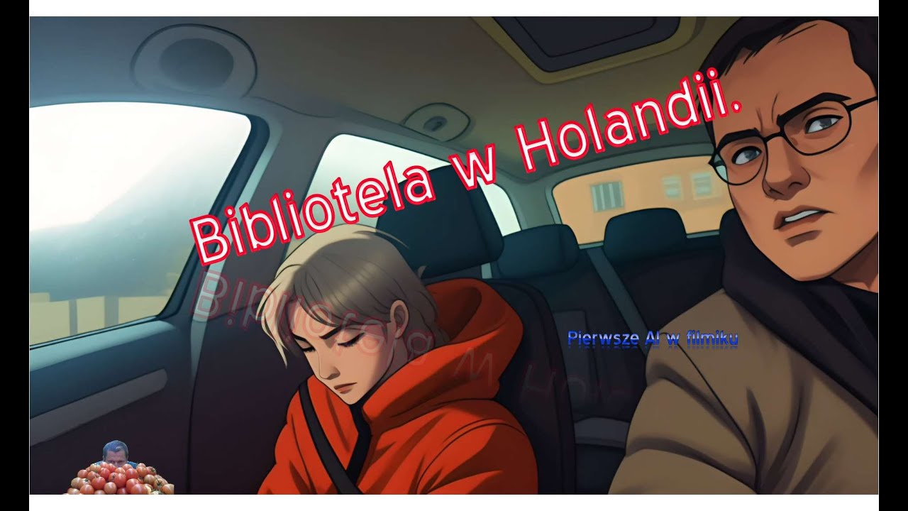 BIBLIOTEKA W HOLANDII. Wyprawa z kamerką z córką. AI w filmiku.