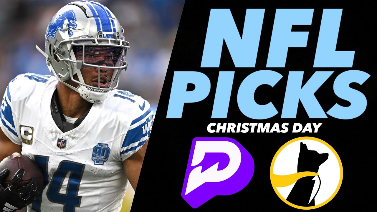 (16-5 NFL RUN!!!) NFL PRIZEPICKS BEST PICKS CHRISTMAS DAY 12/25 ✅✅ | 4 FREE PROPS FOR NFL WEEK 17!!!