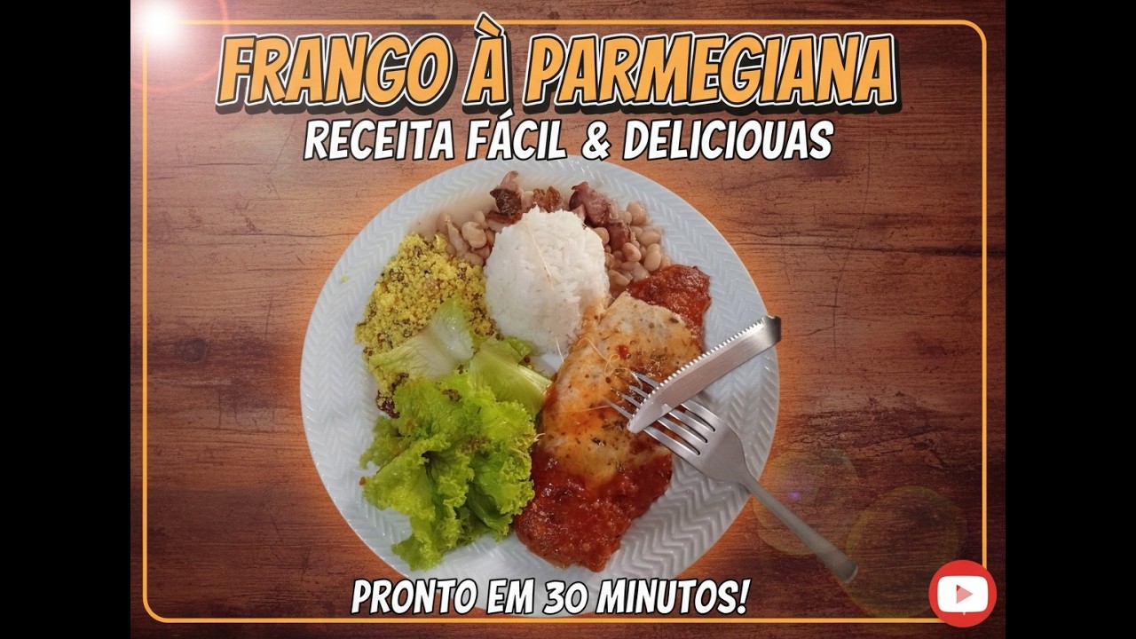 Filé de Frango à Parmegiana Crocante e Suculento | Receita Fácil e Irresistível 🍗🧀🍅