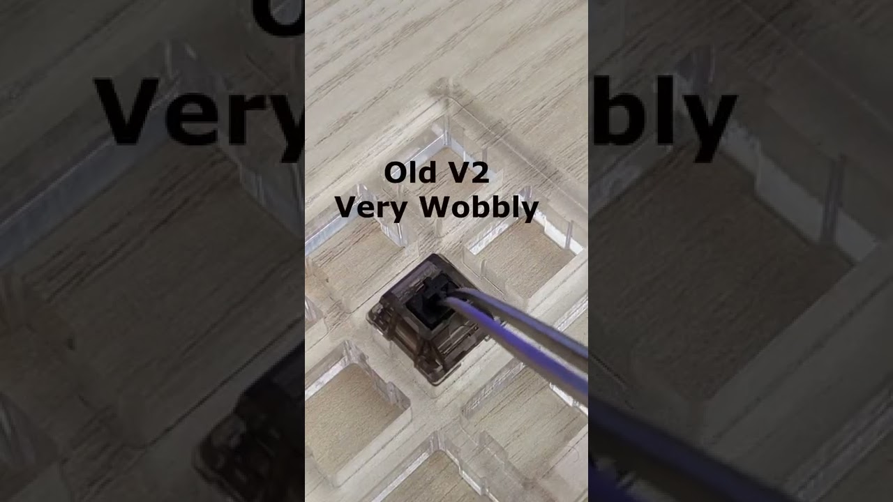 #Shorts Difference Between Old and New Gateron Ink Black V2 Switches