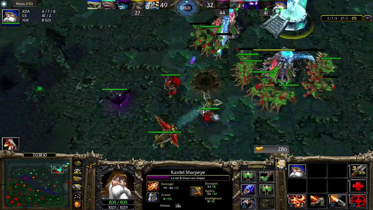 Dota 1 Sniper   Game Play
