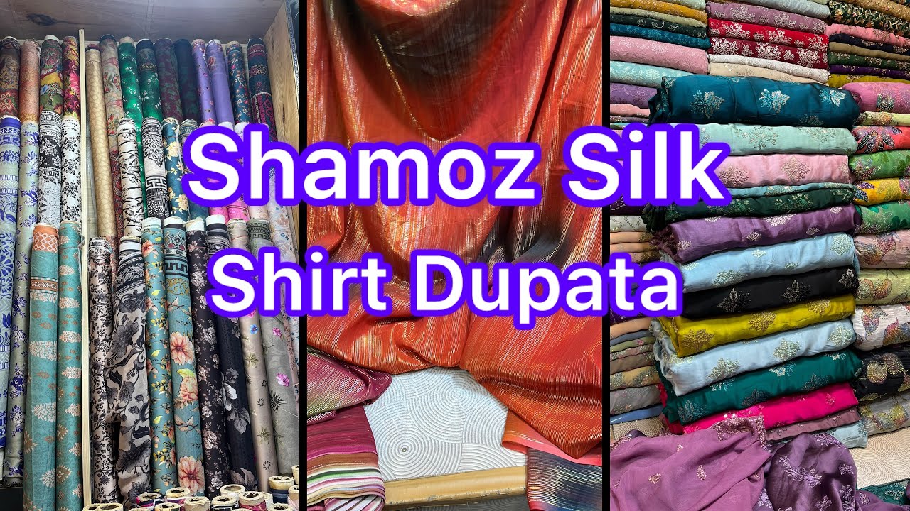Shamoz Silk Shirt Dupata || Saddar Bazar Peshawar 