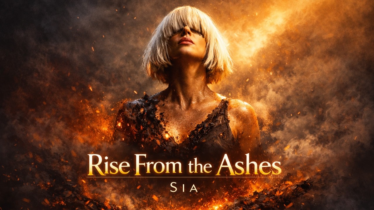 Rise From the Ashes – Sia | 2026 Lyrics Video | Emotional Healing Anthem | Powerful Female Vocals