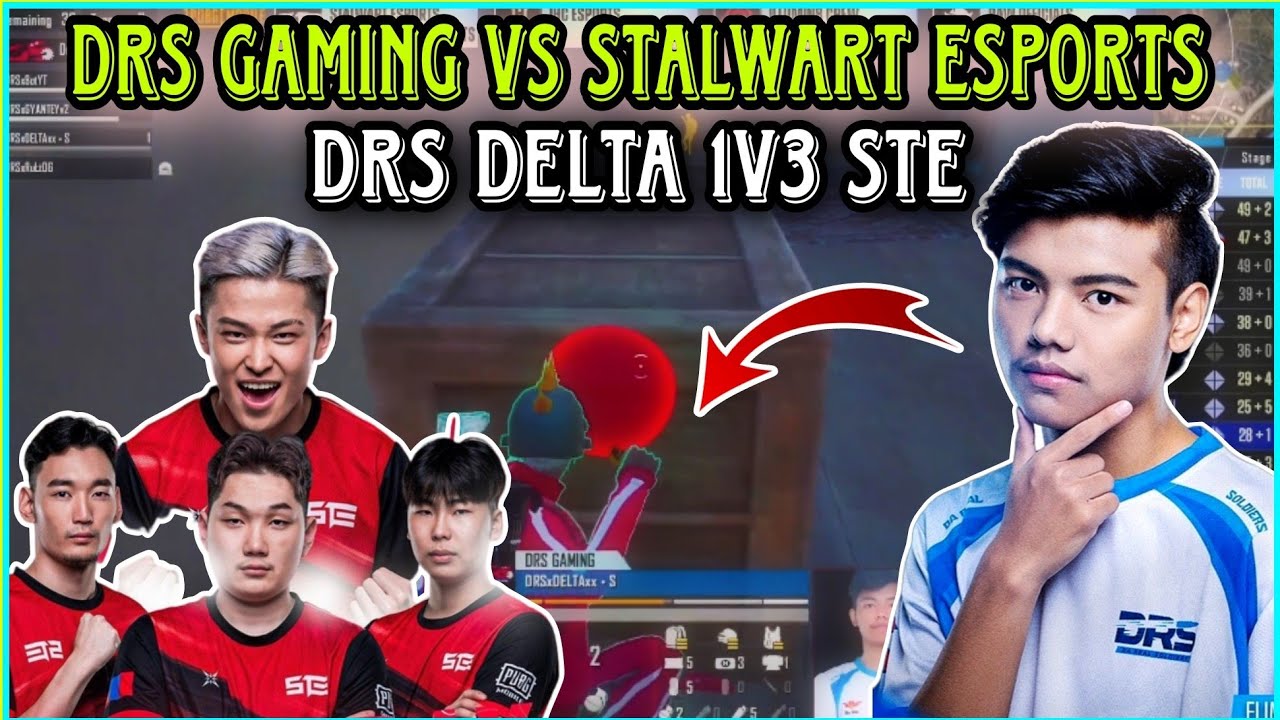 DRS vs STE Proper 3v3 Clash 🔥 | DRS Delta 1v3 STE 😱 | Clash with kvn
