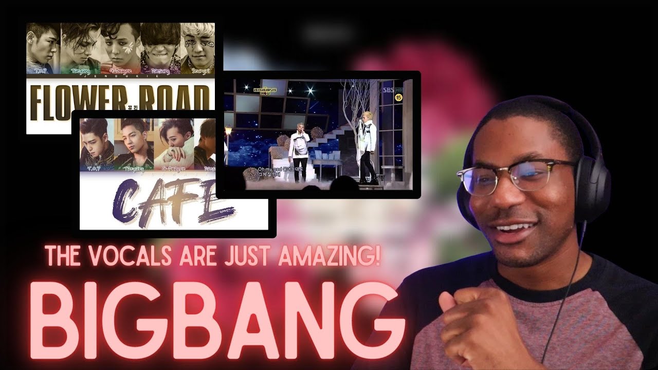 BIGBANG | 'Flower Road' & 'Cafe' Live REACTION | The vocals are amazing!