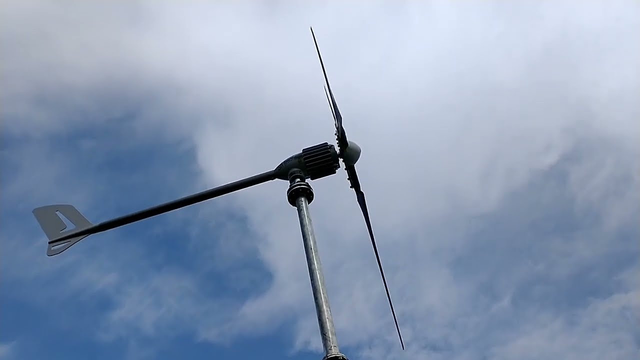 Wind Turbine and mast install  Ista breeze i2000 48 volt