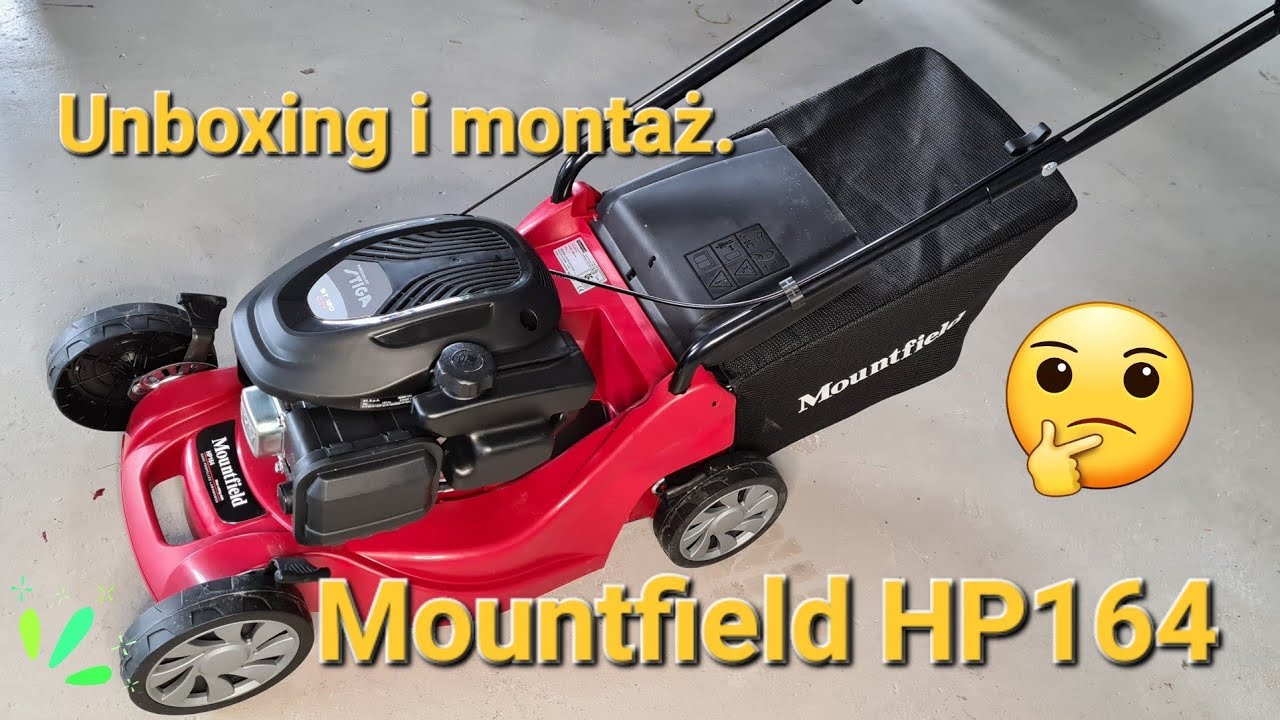 Mountfield HP164. Kosiarka spalinowa. Unboxing, montaż, pierwsze wrażenia 😉.