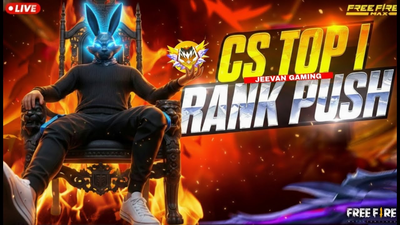 NEW S35 🥵GRANDMASTER PUSHING🔥REGION TOP 1 PUSHING JEEVAN GAMING ON LIVE #freefirelivetamil