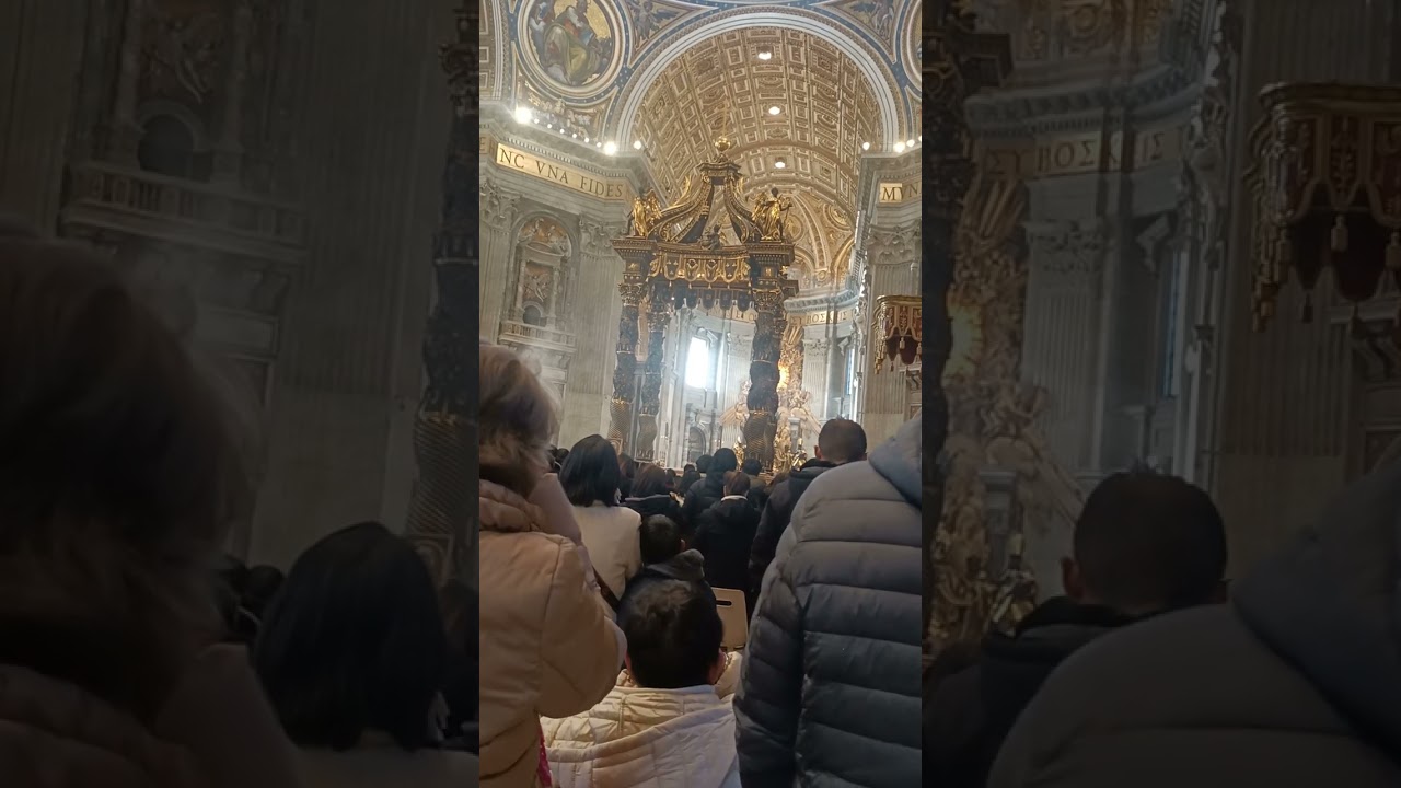 Filipino Community in Rome celebrate first simbang gabi with Cardinal Tagle @ Saint Peters church🙏🙏🙏